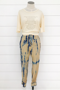 Silky Tie Dye Joggers
