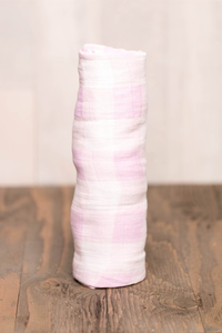 Single Swaddle - Lilac Plaid - House of Lucky