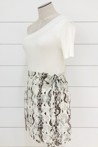 Snake Eyes Mini Wrap Skirt