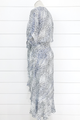 Snow Leopard Wrap Dress