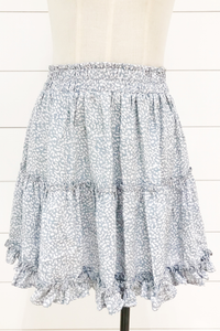 Sparrow Crepe Ruffle Skirt