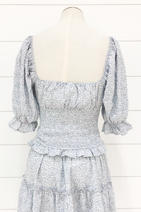 Sparrow Smocked Crop Top