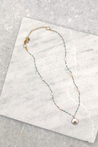 Pearl Charm Necklace