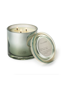 Fresh Sea Salt Statement Glass Candle