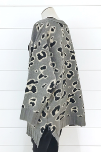 Stone Leopard Cardigan