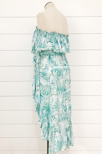 Summer Tree Strapless Dress