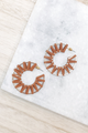 Suede Wrap Hoop