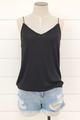 Spaghetti Strap Ribbed Tank