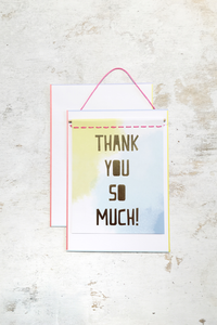 Thank You So Much Banner Card - House of Lucky