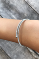 Thin Crystal Cuff Bracelet - House of Lucky
