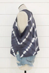 Color Block Tie Dye Tank