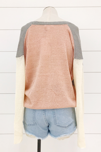 Tri Color Cardigan