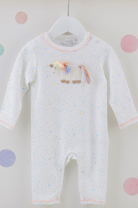 Rainbow Unicorn Babygro - House of Lucky
