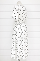 Double Bow Polka Dot Dress