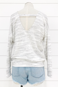 V Back Sweater