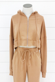 Warm & Cozy Cropped Zip Up Hoodie