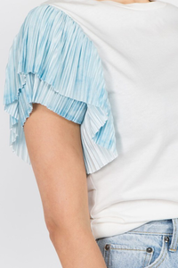 Ruffle Sleeve Tee