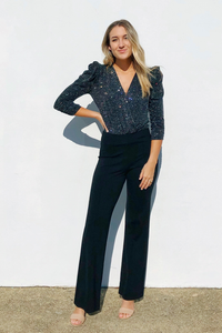 Wide Leg Ponti Pant