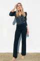 Wide Leg Ponti Pant