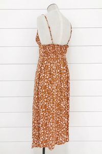 Wildflower Triangle Midi Dress