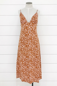Wildflower Triangle Midi Dress