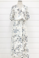 Pretty Printed Faux Wrap Dress